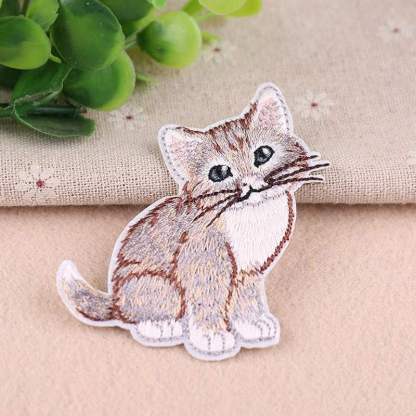 Animal Cute Cat Iron On Patches