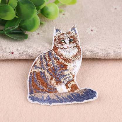 Animal Cute Cat Iron On Patches