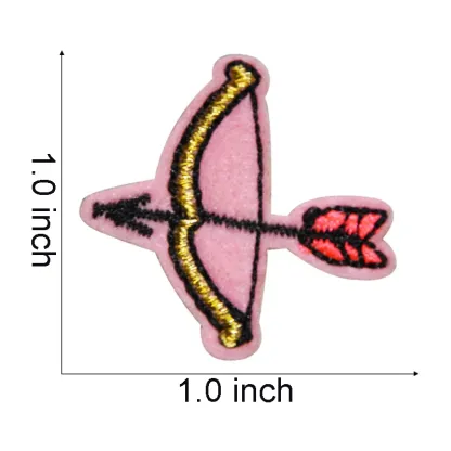 Pink Valentine Day Embroidered Patches