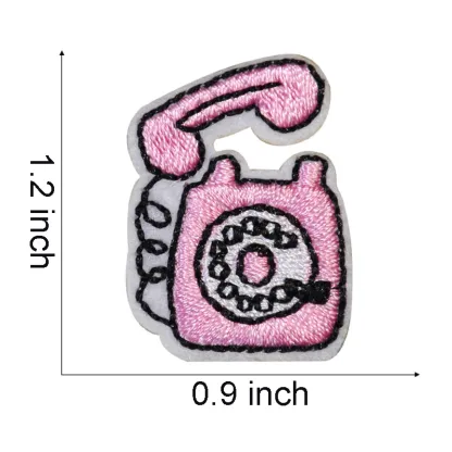 Pink Valentine Day Embroidered Patches