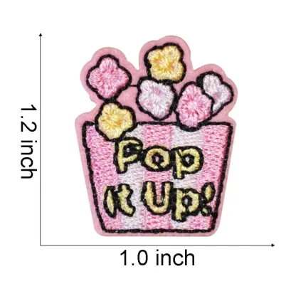 Pink Valentine Day Embroidered Patches