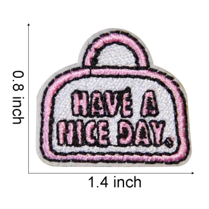 Pink Valentine Day Embroidered Patches