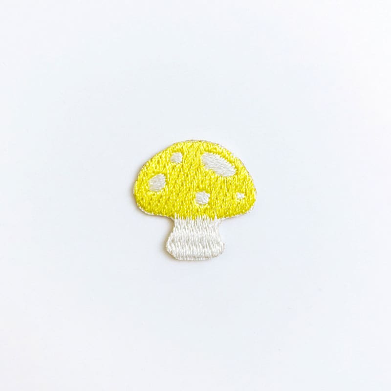 Cute Mushroom Embroidered Patches