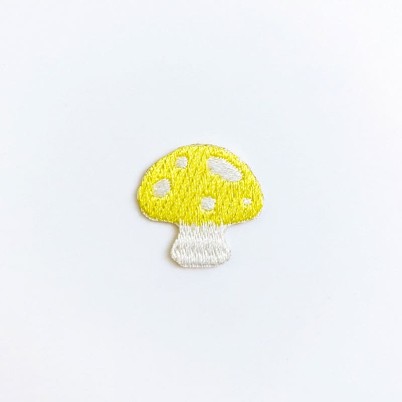 Cute Mushroom Embroidered Patches
