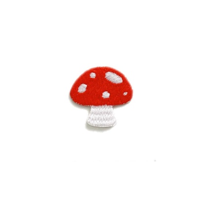 Cute Mushroom Embroidered Patches