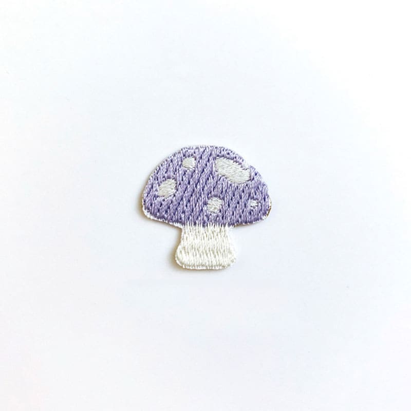 Cute Mushroom Embroidered Patches