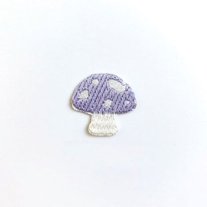 Cute Mushroom Embroidered Patches