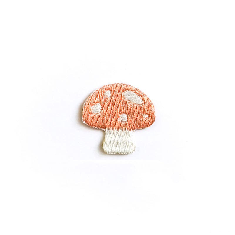 Cute Mushroom Embroidered Patches