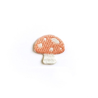 Cute Mushroom Embroidered Patches
