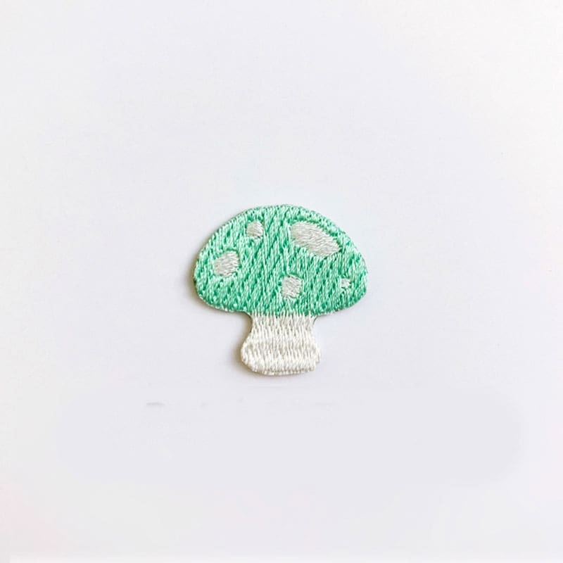 Cute Mushroom Embroidered Patches