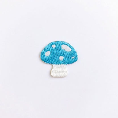 Cute Mushroom Embroidered Patches