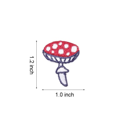 Funny Mushroom Iron On Patches