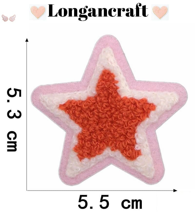 Paw Star Chenille Patches