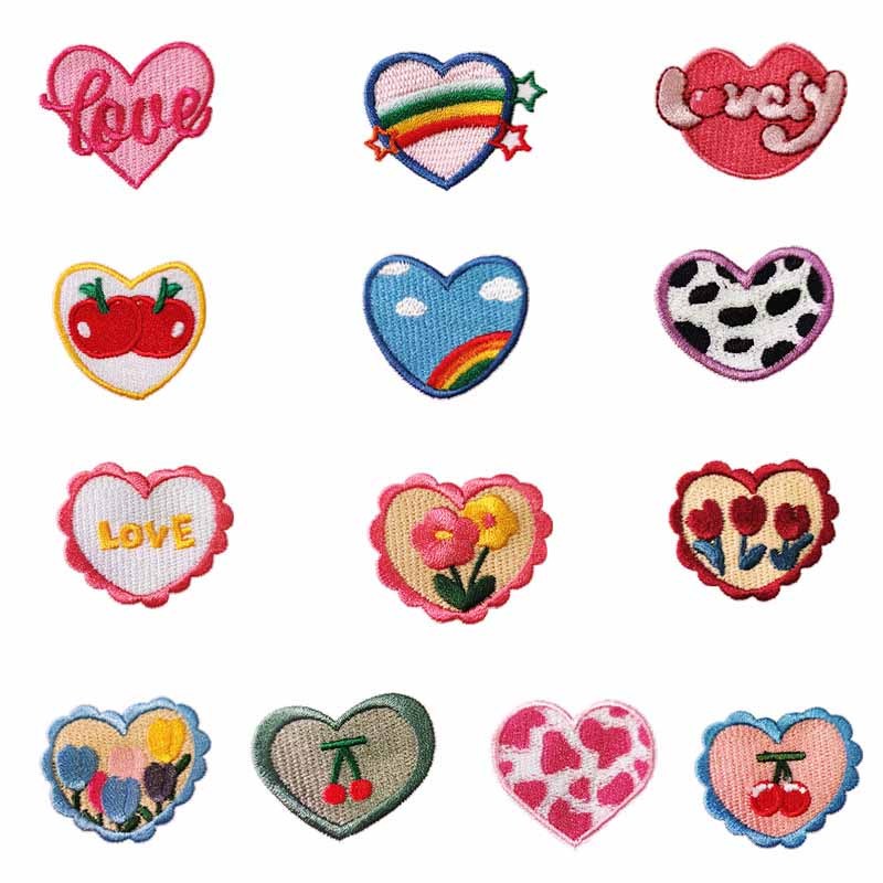 Rainbow Heart Love Patches CC01Y1016AN