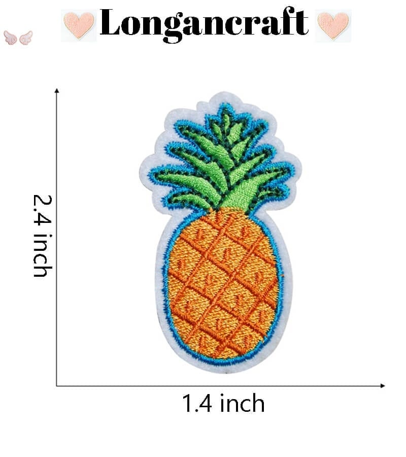 Banana Lemon Fruit Embroidery Iron On Patches