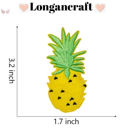 Banana Lemon Fruit Embroidery Iron On Patches