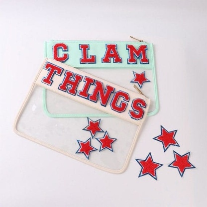 DIY Red Letter Chenille Patch