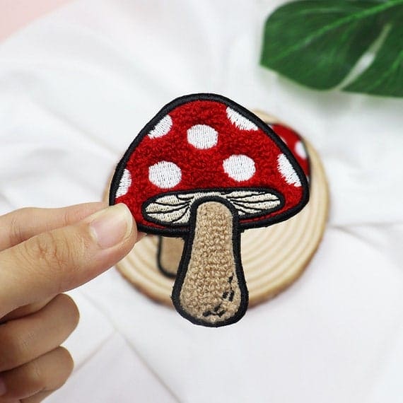 Mushroom Iron On Patches