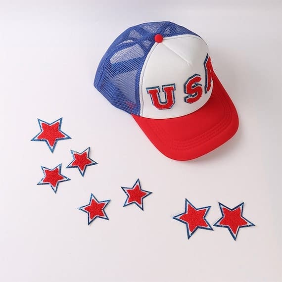 DIY Red Chenille Patch