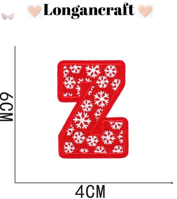 A christmas embroidered patch