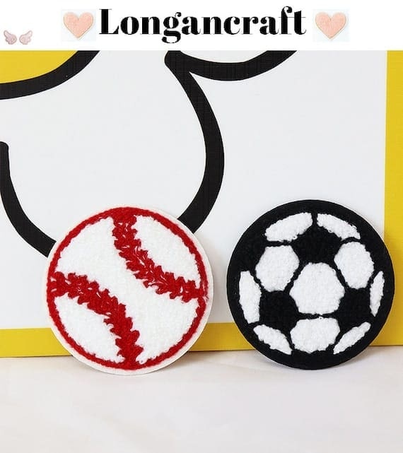 ball chenille patches