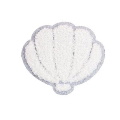 Shell Chenille Patch with white