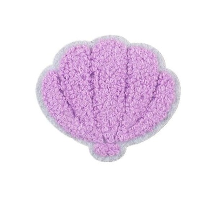 Shell Chenille Patch with purple