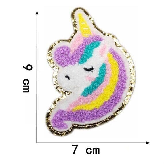 Rainbow Unicorn Chenille Patch