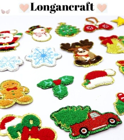 Christmas Chenille Patch