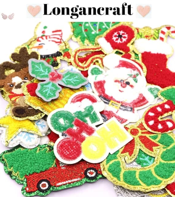 Christmas Chenille Patch