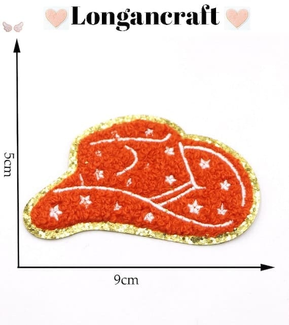 Cowboy Hat Chenille Patches