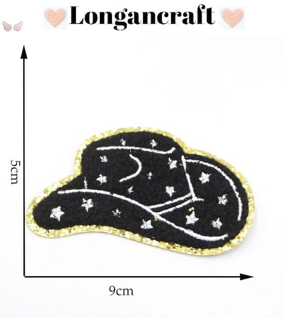 Cowboy Hat Chenille Patches