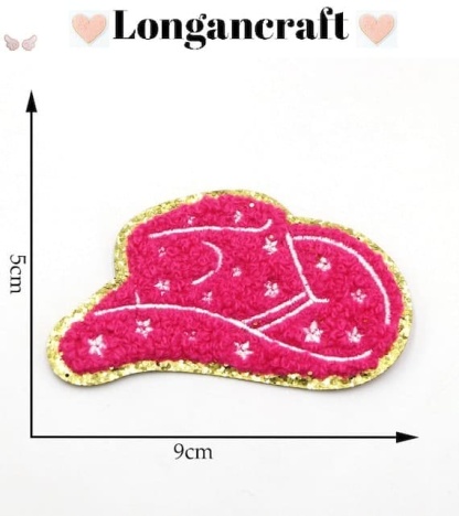 Cowboy Hat Chenille Patches