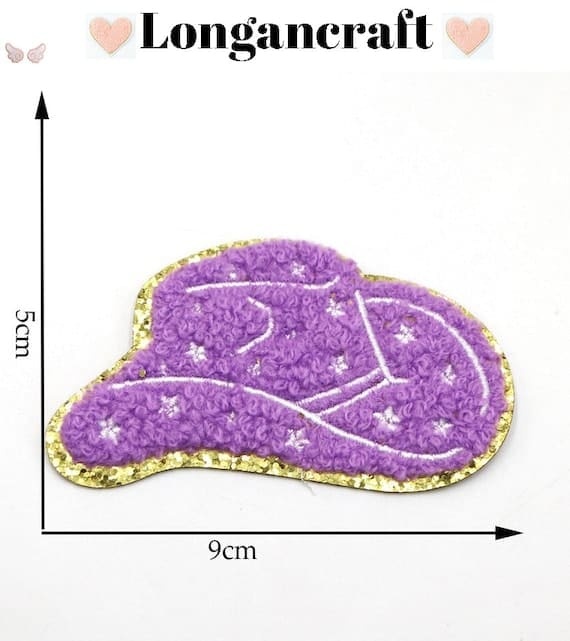 Cowboy Hat Chenille Patches