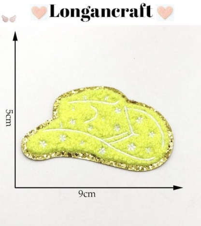 Cowboy Hat Chenille Patches