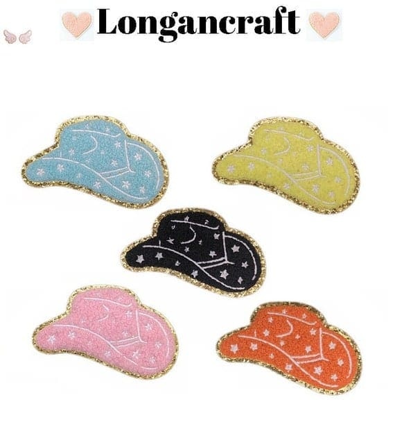 Cowboy Hat Chenille Patches