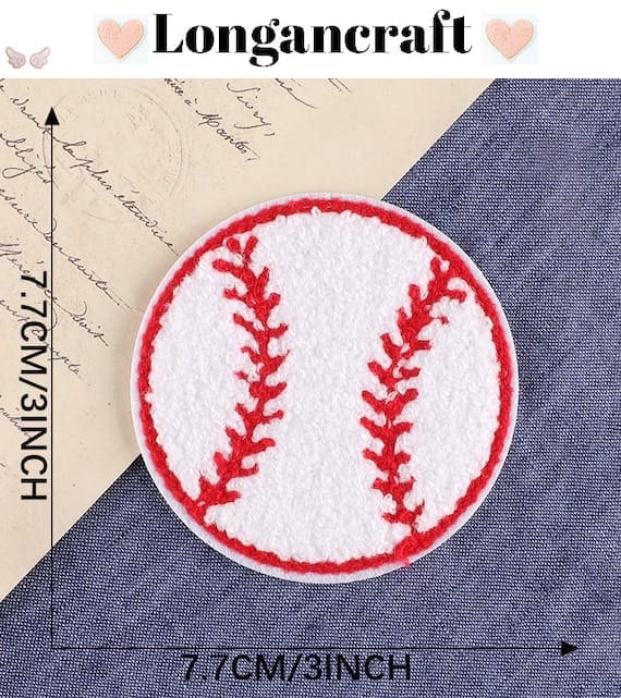 baseball chenille patches