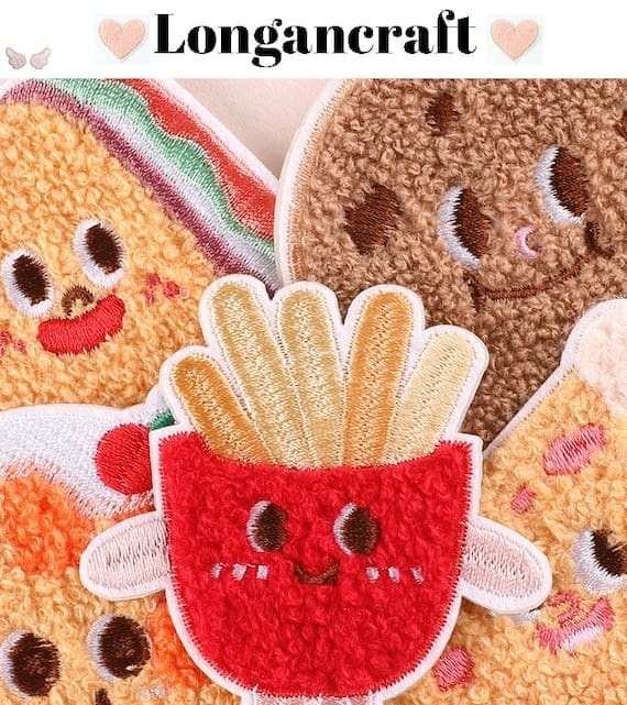 French Fries Cookie Patches
