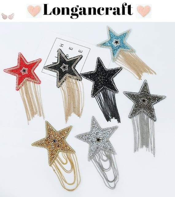 Star Tassel Iron On Patches
