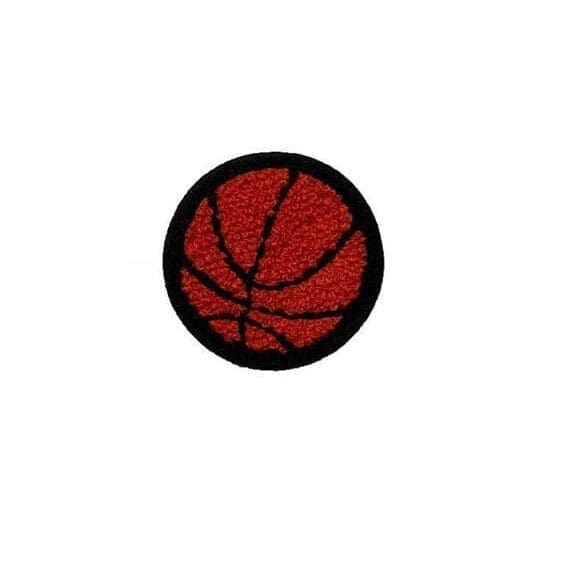 Balls Chenille Patch.