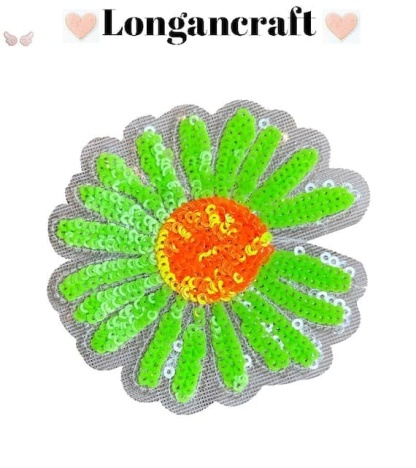sunflower sequin patches