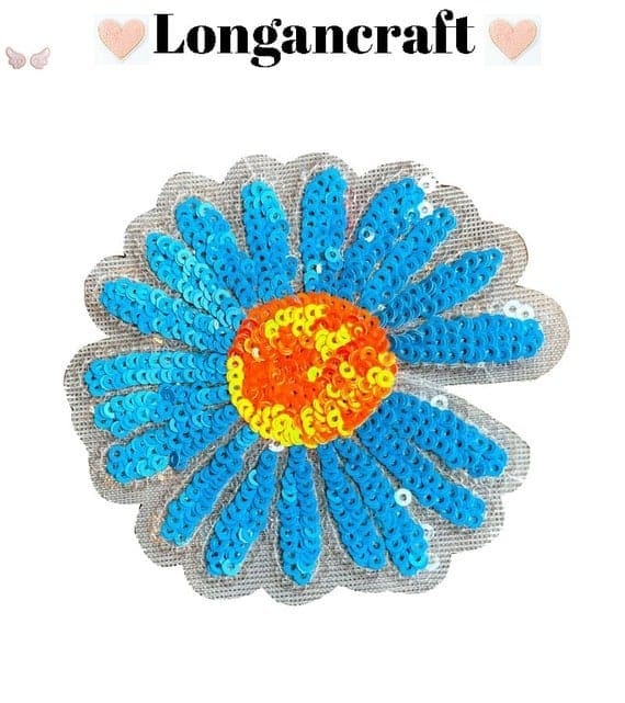sunflower sequin patches