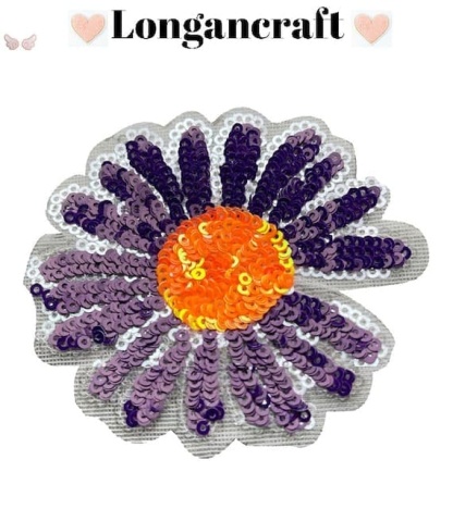 sunflower sequin patches
