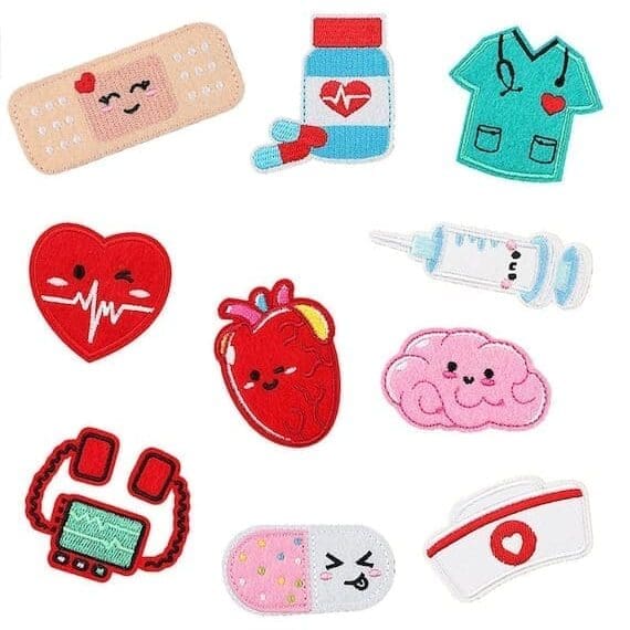Medical Iron On Patches