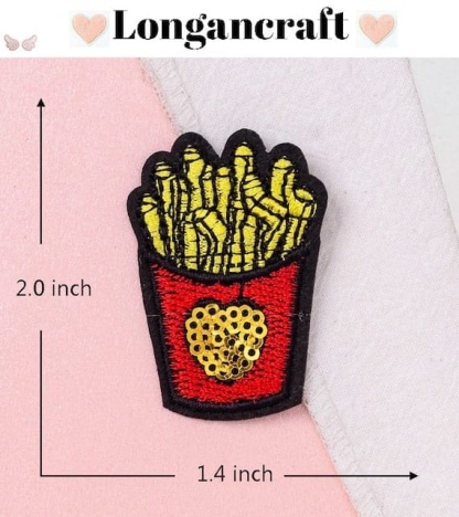 Shiny Summer Sequins Patch for French Fries