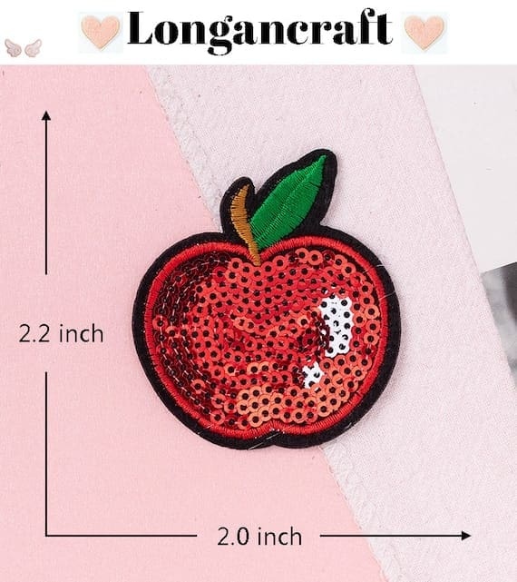 Sequin Fruit Iron On Patches