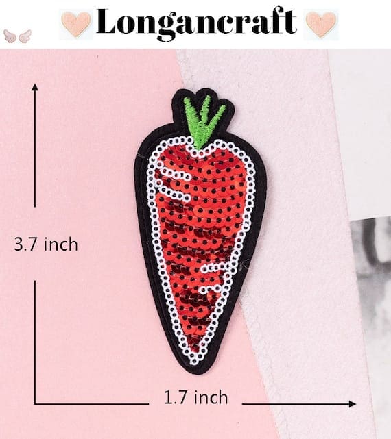 Sequin Fruit Iron On Patches