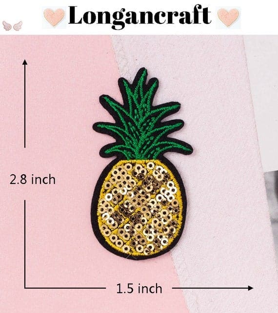 Sequin Fruit Iron On Patches