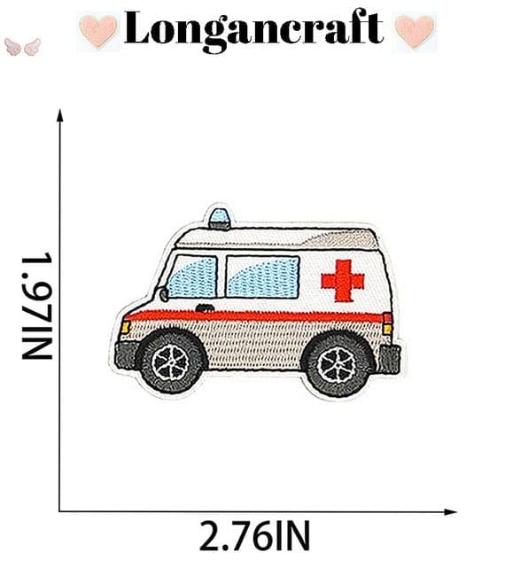 medical treatments embroidery patches.