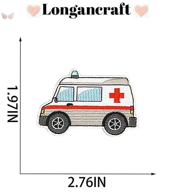 medical treatments embroidery patches.